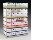 Record Archive Shelving with Archive Boxes